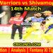 MWS vs SLS-Today Match Prediction-Dream11-Maharaja Trophy KSCA T20-2025-14th Match-Who Will Win