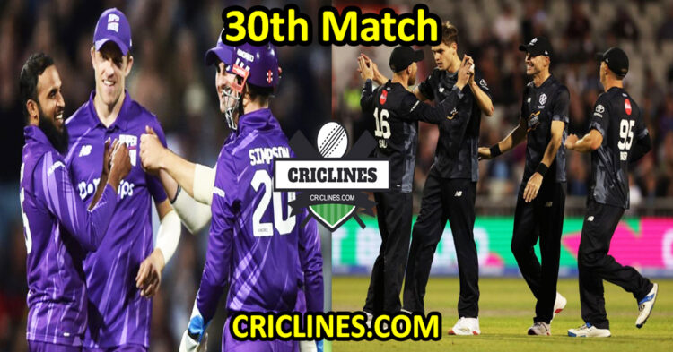 Northern Superchargers vs Manchester Originals-Today Match Prediction-The Hundred League-2025-30th Match-Who Will Win