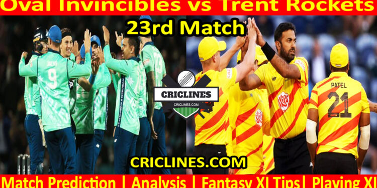 OVI vs TRS-Today Match Prediction-The Hundred League-2025-23rd Match-Who Will Win