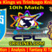 SLK vs TKR-Today Match Prediction-CPL T20 2025-10th Match-Who Will Win