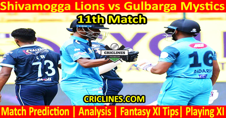 SLS vs GMS-Today Match Prediction-Dream11-Maharaja Trophy KSCA T20-2025-11th Match-Who Will Win