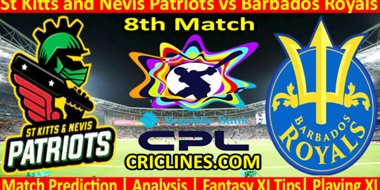 SNP vs BRS-Today Match Prediction-CPL T20 2025-8th Match-Who Will Win