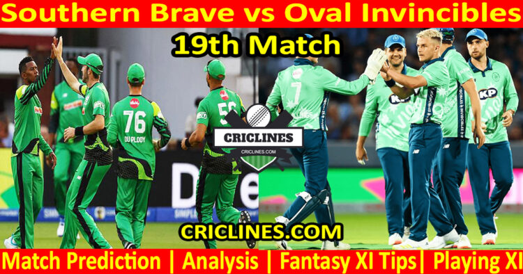 STB vs OVI-Today Match Prediction-The Hundred League-2025-19th Match-Who Will Win