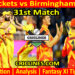 TRS vs BPX-Today Match Prediction-The Hundred League-2025-31st Match-Who Will Win