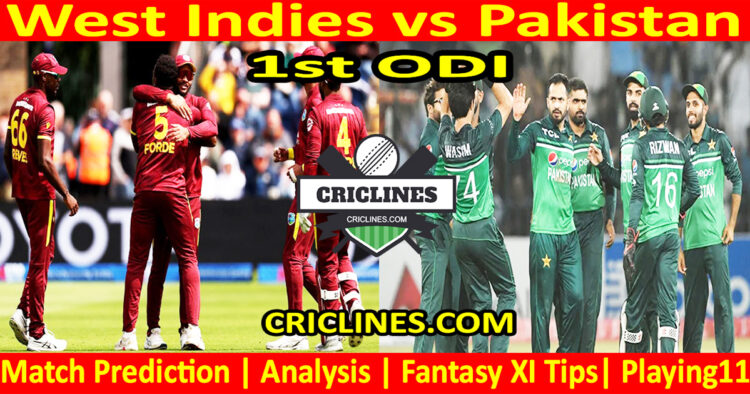 WI vs PAK-Today Match Prediction-1st ODI-2025-Who Will Win Today