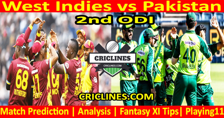 WI vs PAK-Today Match Prediction-2nd ODI-2025-Who Will Win Today