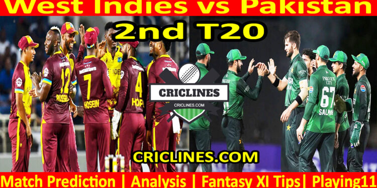 WI vs PAK-Today Match Prediction-2nd T20-2025-Who Will Win Today