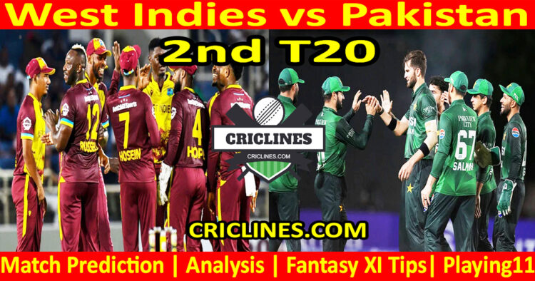 WI vs PAK-Today Match Prediction-2nd T20-2025-Who Will Win Today