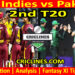 WI vs PAK-Today Match Prediction-2nd T20-2025-Who Will Win Today