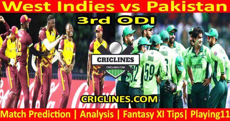 WI vs PAK-Today Match Prediction-3rd ODI-2025-Who Will Win Today