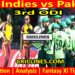 WI vs PAK-Today Match Prediction-3rd ODI-2025-Who Will Win Today