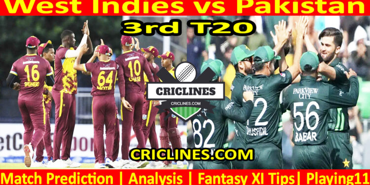 WI vs PAK-Today Match Prediction-3rd T20-2025-Who Will Win Today