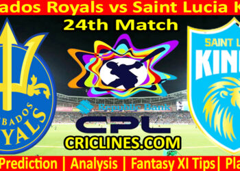 BRS vs SLK-Today Match Prediction-CPL T20 2025-24th Match-Who Will Win