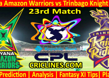 GAW vs TKR-Today Match Prediction-CPL T20 2025-23rd Match-Who Will Win