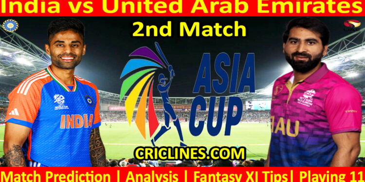 IND vs UAE-Today Match Prediction-Asia Cup 2025-2nd Match-Who Will Win