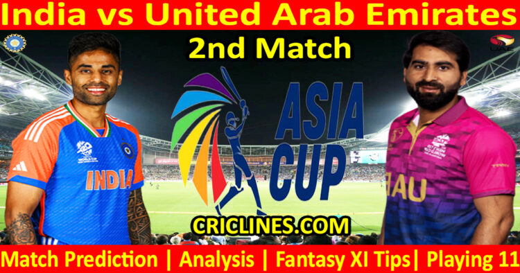 IND vs UAE-Today Match Prediction-Asia Cup 2025-2nd Match-Who Will Win
