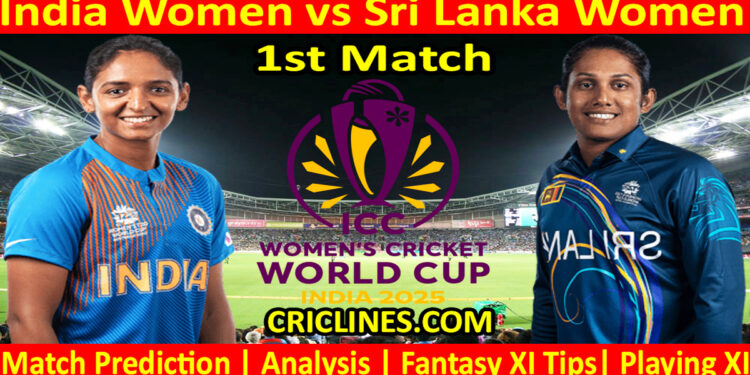 INDW vs SLW-Today Match Prediction-Dream11-ODI World Cup 2025-1st Match-Who Will Win