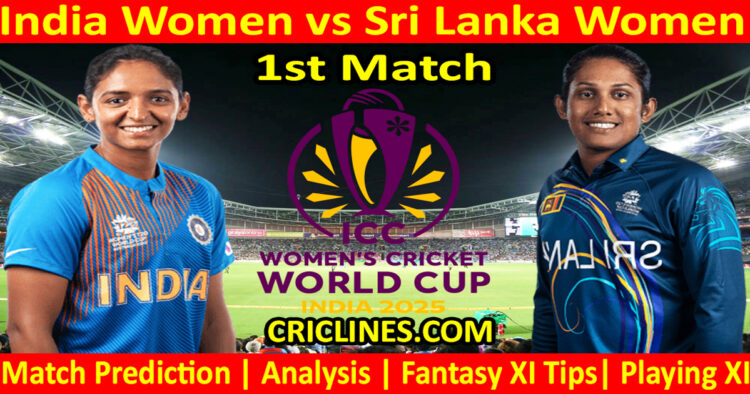 INDW vs SLW-Today Match Prediction-Dream11-ODI World Cup 2025-1st Match-Who Will Win
