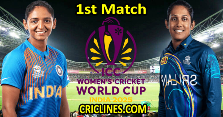 India Women vs Sri Lanka Women-Today Match Prediction-Dream11-ODI World Cup 2025-1st Match-Who Will Win