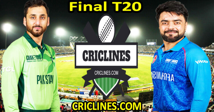 Pakistan vs Afghanistan-Today Match Prediction-Dream11-T20 Tri-Series 2025-Final Match-Who Will Win