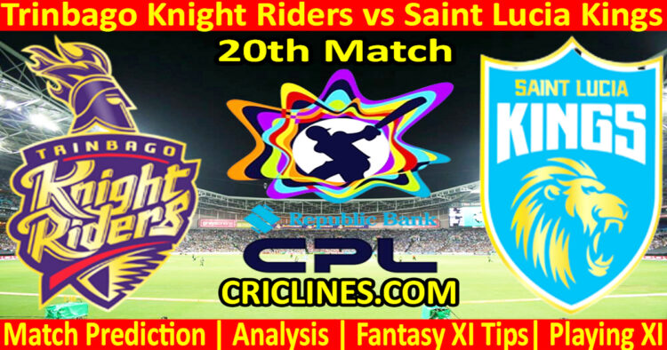 TKR vs SLK-Today Match Prediction-CPL T20 2025-20th Match-Who Will Win