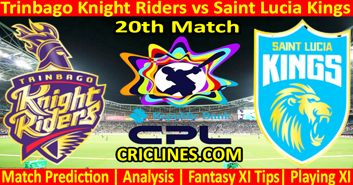 TKR vs SLK-TODAY PREVISIONE CLPL T20 2025-20 ° Match-Who vincerà TKR vs SLK-TODAY PREVISIONE CLPL T20 2025-20 ° Match-Who vincerà