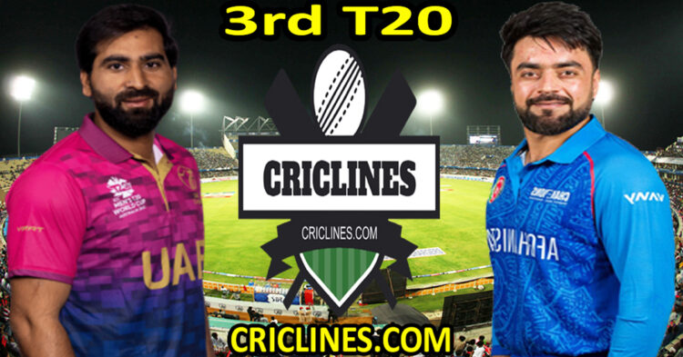 United Arab Emirates vs Afghanistan-Today Match Prediction-Dream11-T20 Tri-Series 2025-3rd Match-Who Will Win