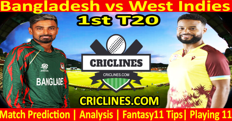BAN vs WI-Today Match Prediction-1st T20-2025-Who Will Win