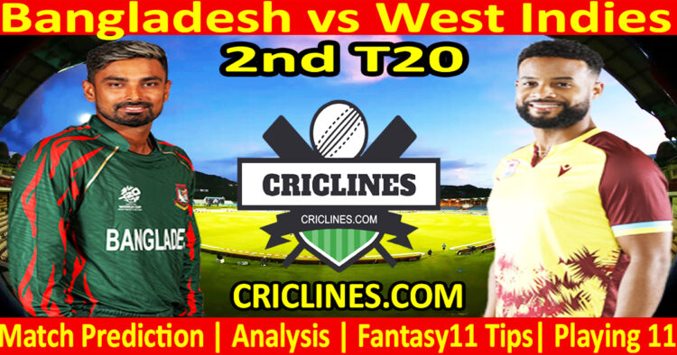 BAN vs WI-Today Match Prediction-2nd T20-2025-Who Will Win