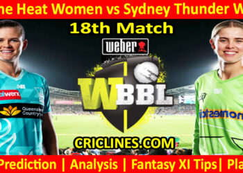 BBHW vs SYTW-Today Match Prediction-WBBL T20 2025-18th Match-Who Will Win