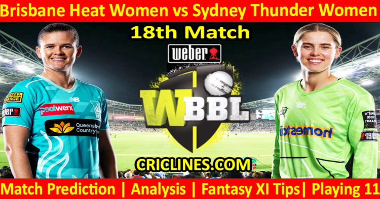 BBHW vs SYTW-Today Match Prediction-WBBL T20 2025-18th Match-Who Will Win
