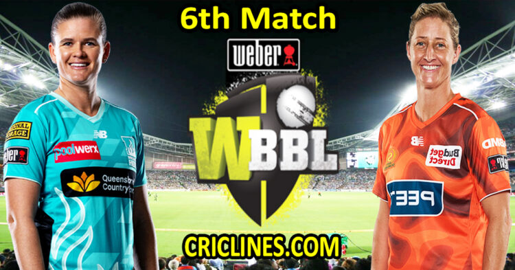 Brisbane Heat Women vs Perth Scorchers Women-Today Match Prediction-WBBL T20 2025-6th Match-Who Will Win