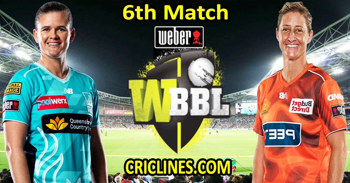 Brisbane Heat Women vs Perth Scorchers Women-Today Match Prediction-WBBL T20 2025-6th Match-Who Will Win