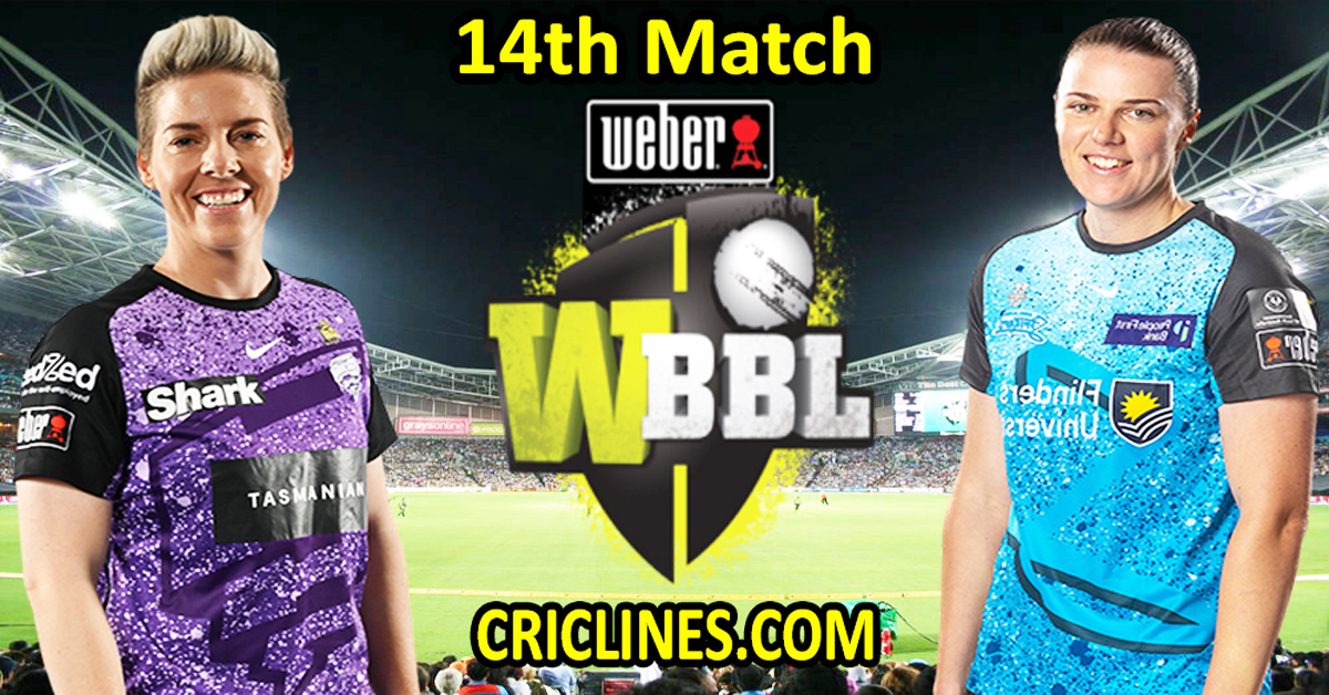 Hobart Hurricanes Women vs Adelaide Strikers Women-Pronostico partita di oggi-WBBL T20 2025-14a partita-Chi vincerà