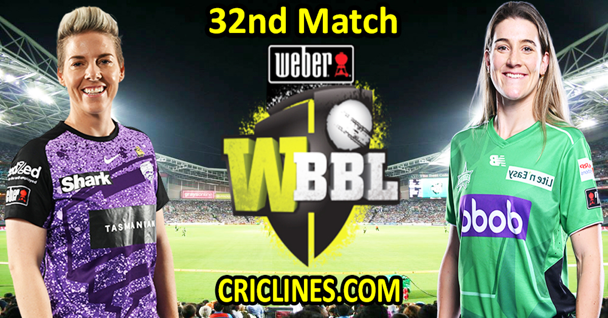 Hobart Hurricanes Women vs Melbourne Stars Women-Pronostico partita di oggi-WBBL T20 2025-32a partita-Chi vincerà