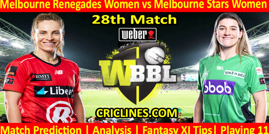 MLRW vs MLSW-Today Match Prediction-WBBL T20 2025-28th Match-Who Will Win