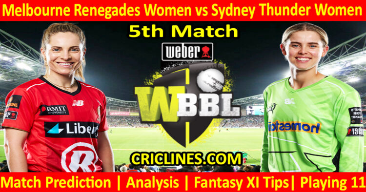 MLRW vs SYTW-Today Match Prediction-WBBL T20 2025-5th Match-Who Will Win