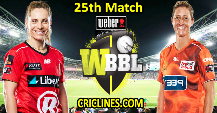 Melbourne Renegades Women vs Perth Scorchers Women-Today Match Prediction-WBBL T20 2025-25th Match-Who Will Win