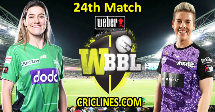 Melbourne Stars Women vs Hobart Hurricanes Women-Today Match Prediction-WBBL T20 2025-24th Match-Who Will Win