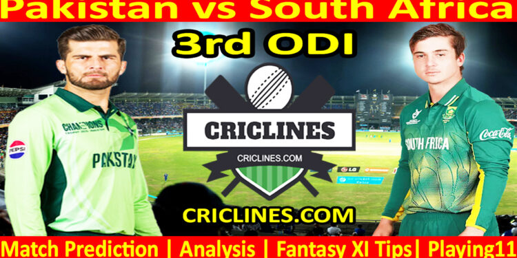 PAK vs SA-Today Match Prediction-3rd ODI-2025-Who Will Win Today