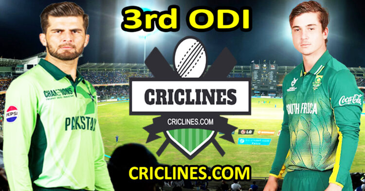Pakistan vs South Africa-Today Match Prediction-3rd ODI-2025-Who Will Win Today
