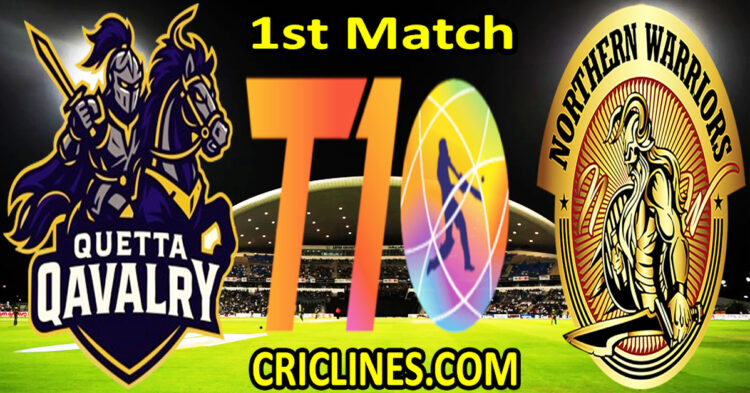 Quetta Qavalry vs Northern Warriors-Today Match Prediction-Dream11-Abu Dhabi T10 League-2025-1st Match-Who Will Win