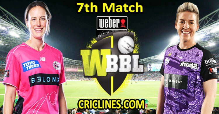 Sydney Sixers Women vs Hobart Hurricanes Women-Today Match Prediction-WBBL T20 2025-7th Match-Who Will Win
