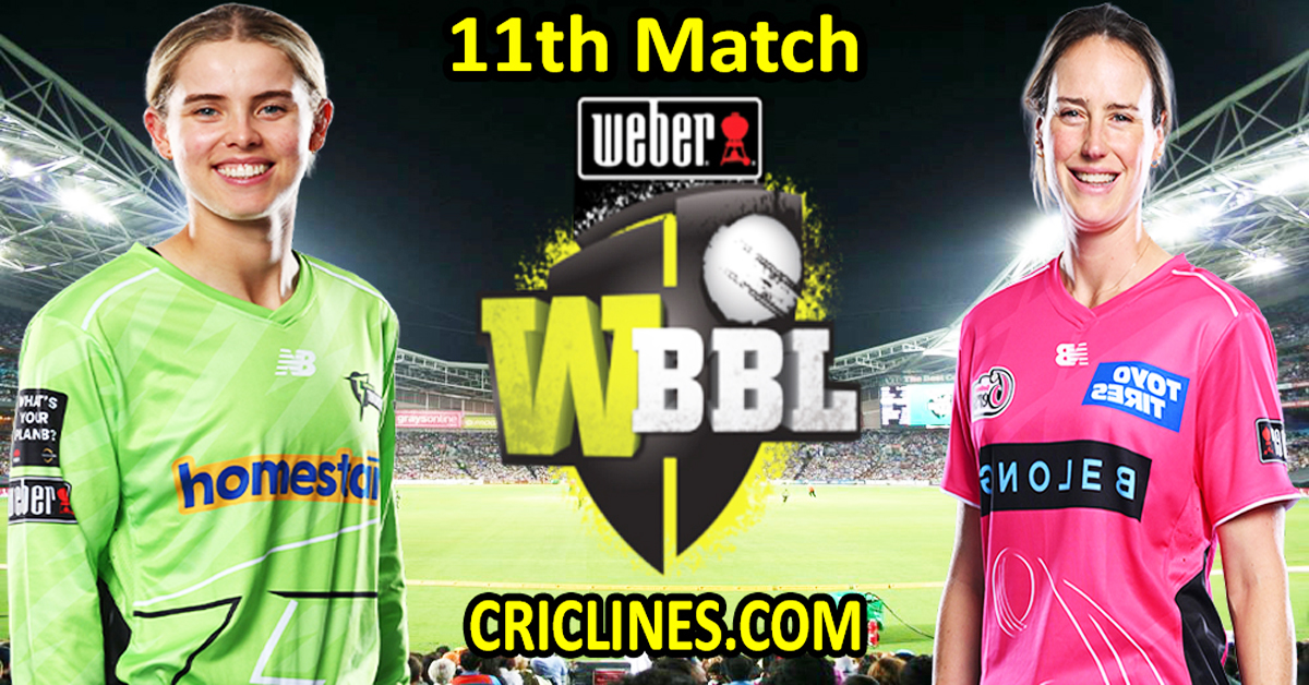 Sydney Thunder femminile vs Sydney Sixers femminile-Pronostico partita di oggi-WBBL T20 2025-11a partita-Chi vincerà