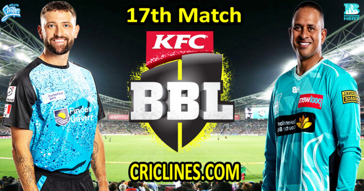 Adelaide Strikers vs Brisbane Heat-Today Match Prediction-Dream11-BBL T20 2025-26-17th Match-Who Will Win
