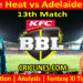 BBH vs ADS-Today Match Prediction-Dream11-BBL T20 2025-26-13th Match-Who Will Win