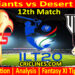 GG vs DV-Today Match Prediction-IL T20 2025-26-12th Match-Who Will Win