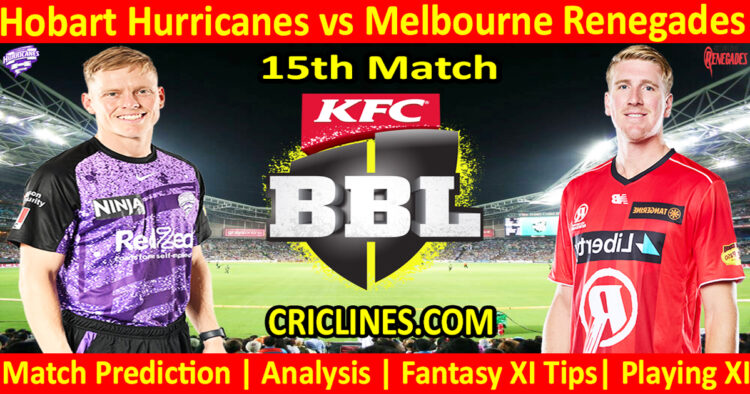 HBH vs MLR-Today Match Prediction-Dream11-BBL T20 2025-26-15th Match-Who Will Win