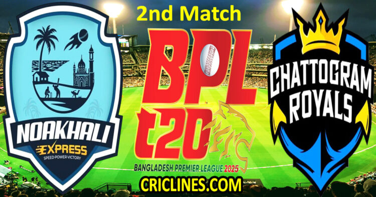Noakhali Express vs Chattogram Royals-Today Match Prediction-Dream11-BPL T20-2025-26-2nd Match-Who Will Win