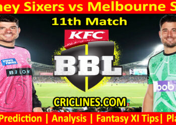 SYS vs MLS-Today Match Prediction-Dream11-BBL T20 2025-26-11th Match-Who Will Win